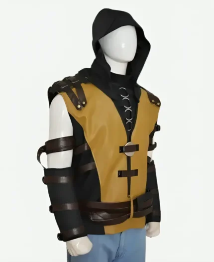 Mortal Kombat 10 Scorpion Jacket Side