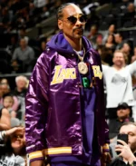 Snoop Dogg Los Angeles Lakers Purple Varsity Jacket