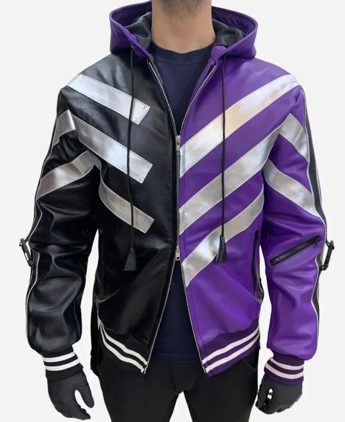 reina。 Purple/Black Tekken 8 Reina Mishima Jacket Hooded