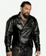 Jason Momoa Aquaman and the Lost Kingdom Arthur Curry Black Leather Jacket