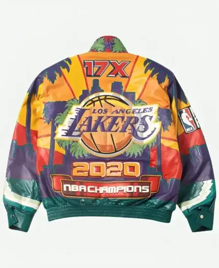 Los Angeles Lakers 2020 NBA Champions Jacket Back