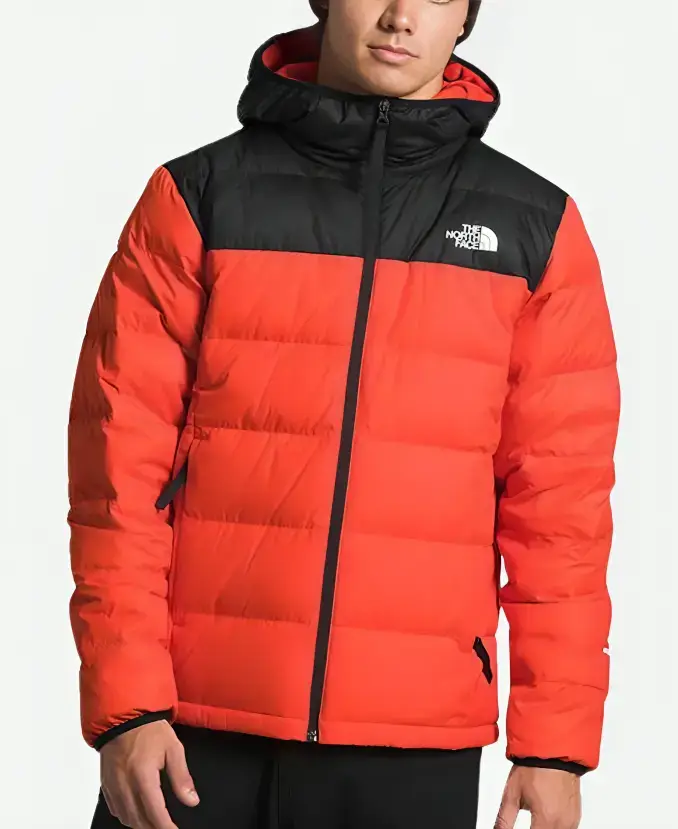 Men’s Roxborough Luxe Hooded Jacket Front Red