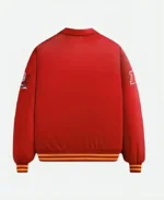 Patrick Mahomes Super Bowl Victory Parade Jacket Back