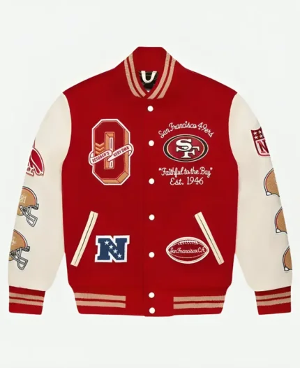 San Francisco 49ers Ovo Varsity Jacket