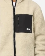 Stussy 8 Ball Sherpa Reversible Jacket Detailing 2