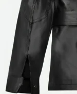 The Dark Knight Rises Bane Leather Jacket Close Up Image