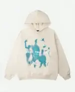 Blue Souls Hoodie White