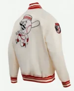 Cincinnati Reds Retro Varsity Jacket Other Side