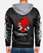Cyberpunk 2077 Samurai V Bomber Leather Jacket