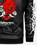 Cyberpunk 2077 Samurai Leather Jacket Sleeves Closeup