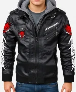 Cyberpunk 2077 Samurai Leather Jacket - Black