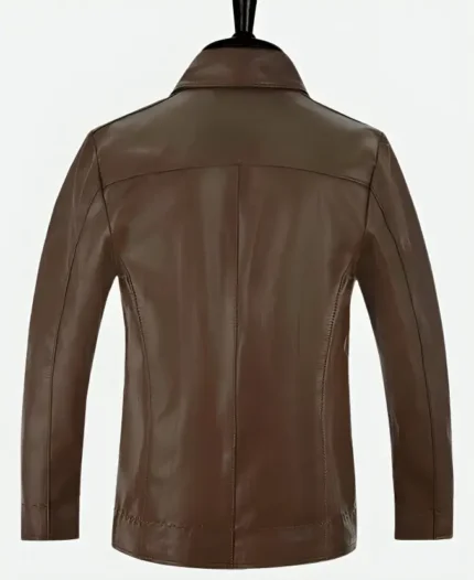 Keanu Reeves John Wick Leather Jacket Back