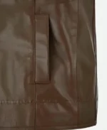 Keanu Reeves John Wick Leather Jacket Pocket Closeup