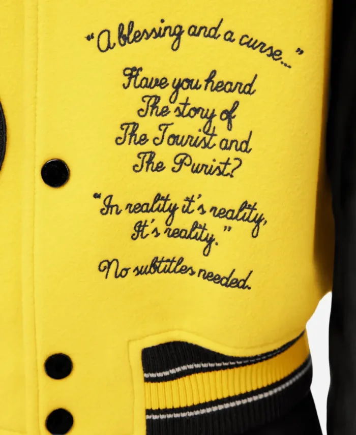 Louis Vuitton Varsity Jacket Yellow Detailing