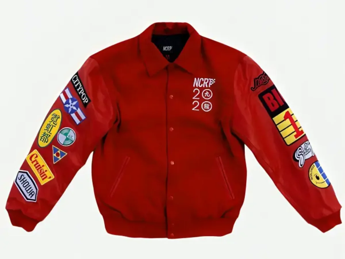 RED PATCH RACING JACKET - メルカリ
