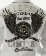 Pelle Pelle Legend Limited Edition White Leather Jacket