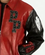 Pelle Pelle Renegades Red Jacket Detailing