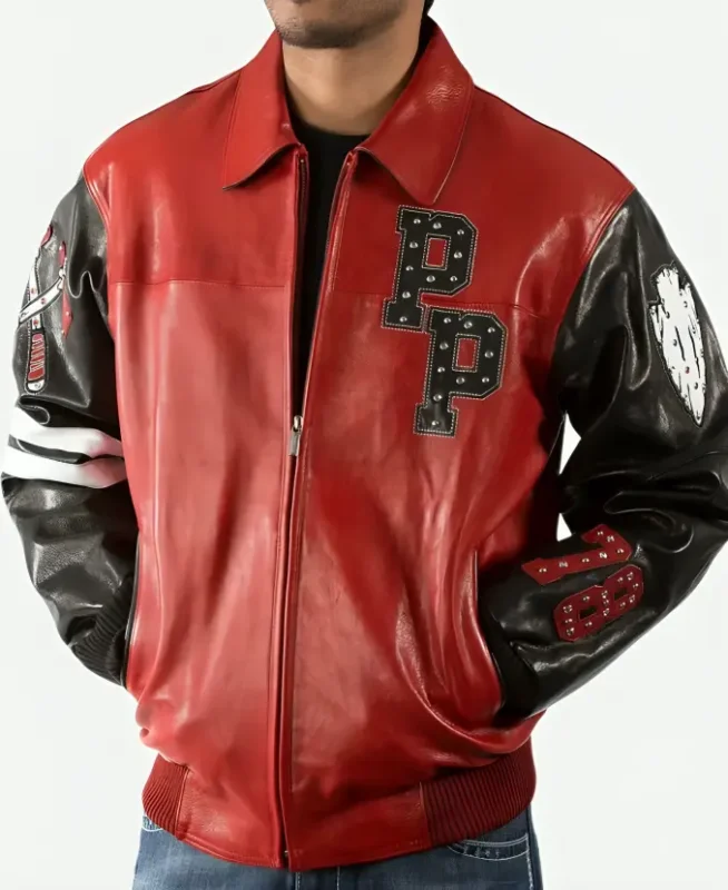 Pelle Pelle Renegades Red Jacket Front