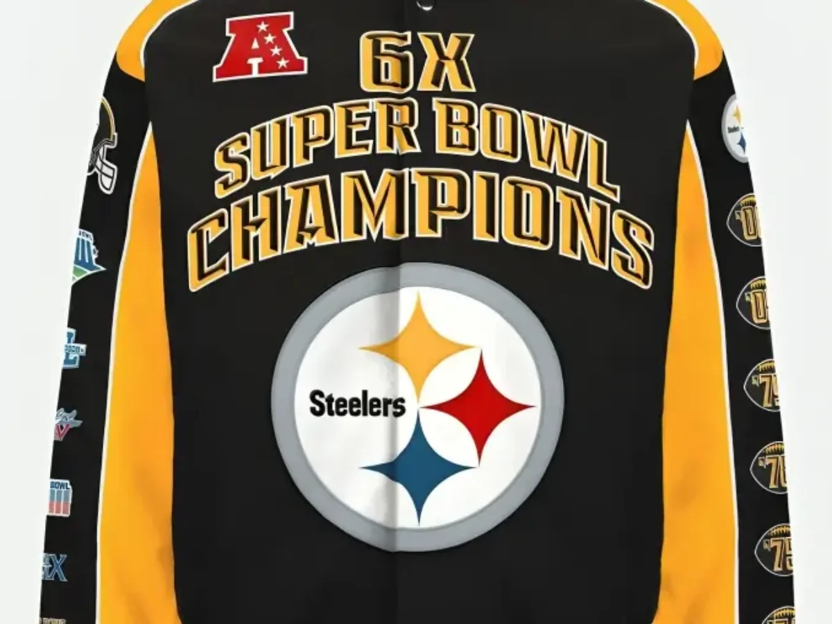 NFL Super hotsell Bowl XLIII Champions Pittsburgh Steelers Men's L Jacket