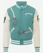 Rod Godspeed Skull Varsity Jacket