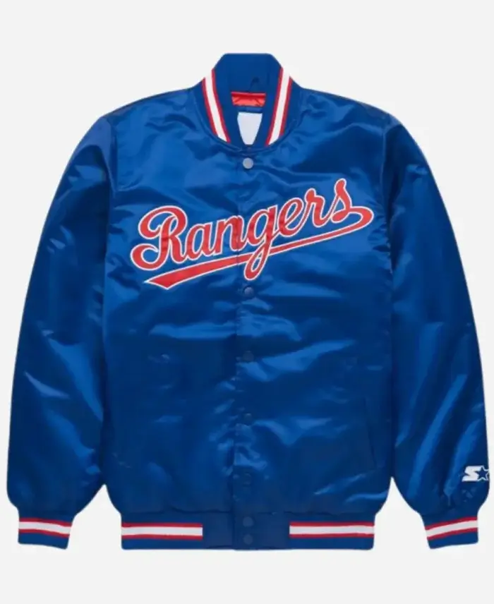 Texas Rangers Classic Royal Satin Jacket