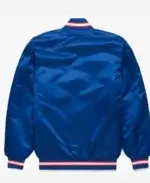 Texas Rangers Classic Royal Satin Jacket Back