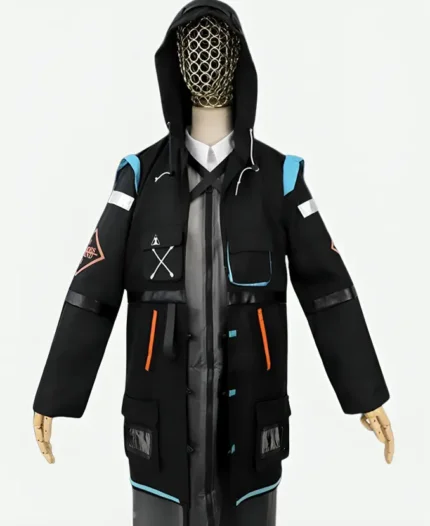 Arknights Doctor Coat with Hood Front