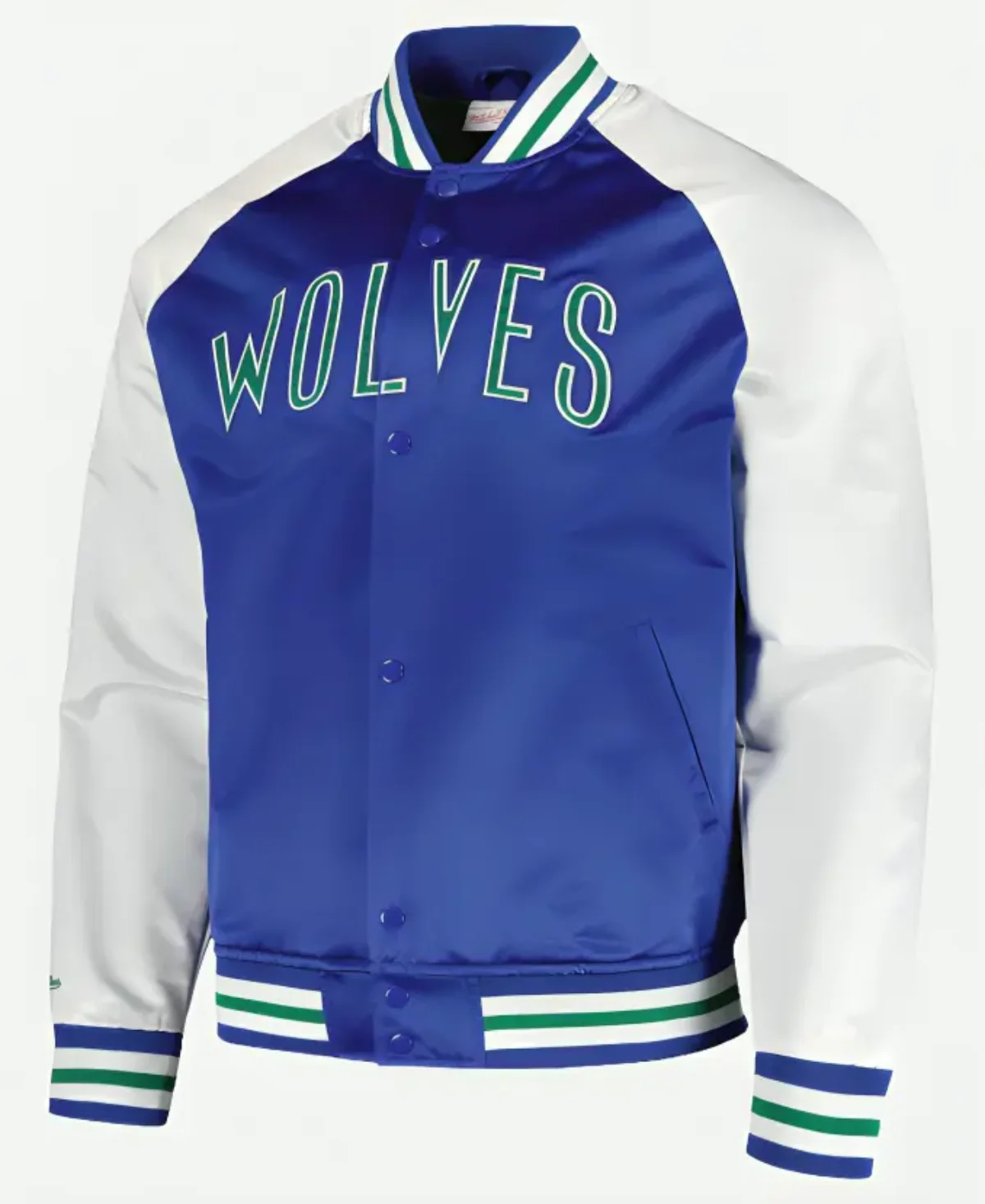 男性に人気！ Minnesota Era Jacket - Jacket Satin Timberwolves ジャケット・アウター