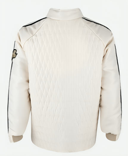 Ford V Ferrari Shel-by American Team White Jacket Back