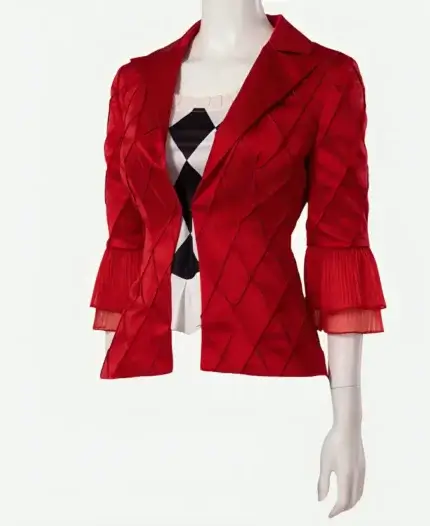 Joker 2 Harley Quinn Red Blazer Side