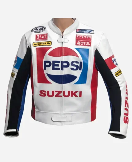 Kevin Schwantz Pepsi Suzuki Leather Jacket