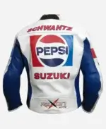 Kevin Schwantz Pepsi Suzuki Leather Jacket Back