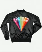 Lucifer Rising Rainbow Bomber Jacket Front