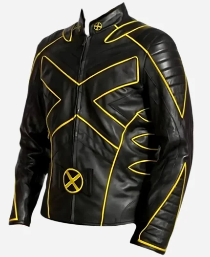 X Men The Last Stand Leather Jacket Front