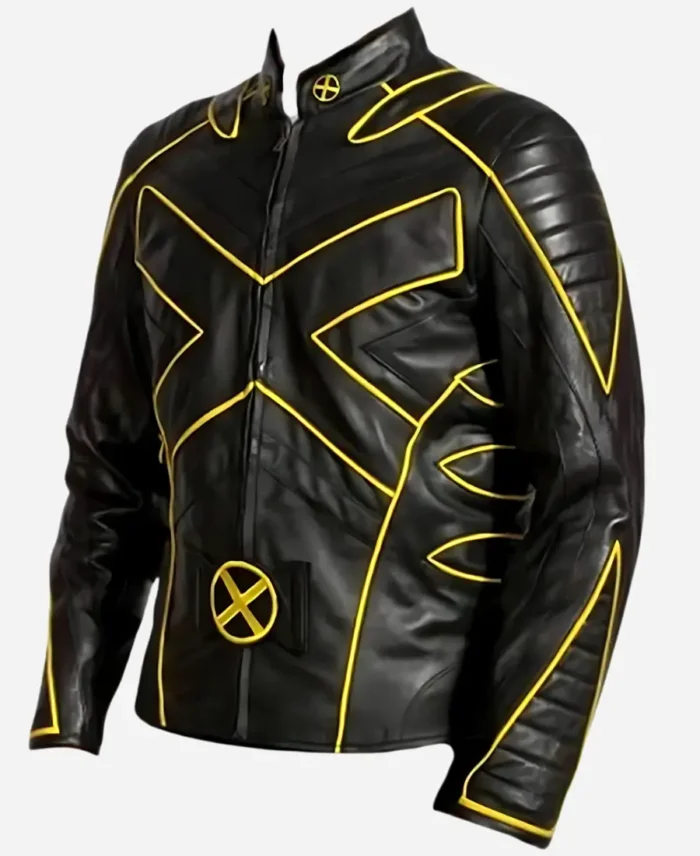 X Men The Last Stand Leather Jacket Front