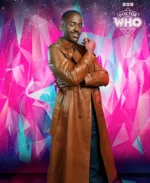15th doctor coatDoctor Who 15th Doctor Double Breasted Brown Leather Coat