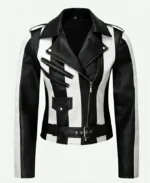 Beetlejuice Leather Jacket Front