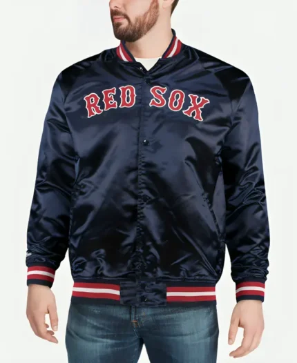 Boston Red Sox Mitchell & Ness Jacket Front
