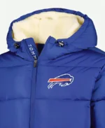Buffalo Bills Puffer Jacket Detailing