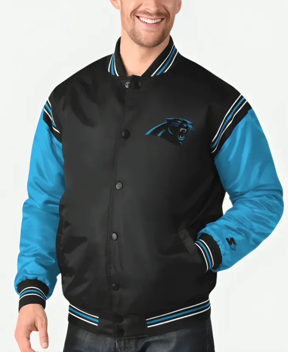 Carolina Panthers スエードスタジャン Carolina Panthers スエードスタジャン Men's Starter Black Carolina