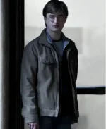 Daniel Radcliffe's Harry Potter and Deathly Hallows Gray Leather Jacket