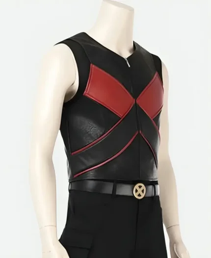 Deadpool Colossus Leather Vest Side