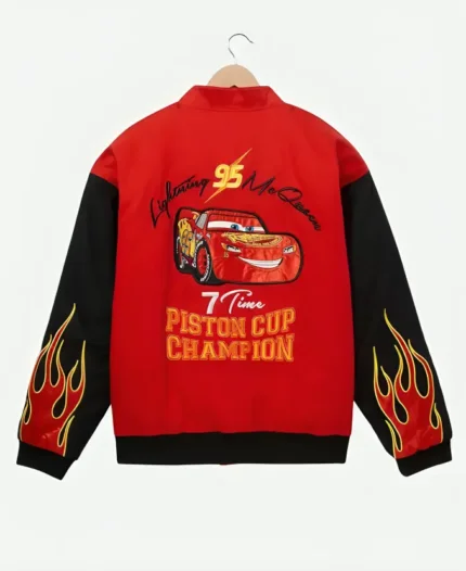 Disney Pixar Cars McQueen Racing Jacket Back