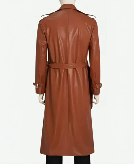 Doctor Who 15th The Doctor Leather Coat Back