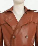 Doctor Who 15th The Doctor Leather Coat Detailing