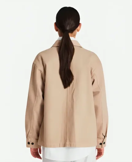 Ellie Everyday Jacket Khaki Back