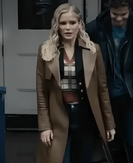 Erin Moriarty TV Series The Boys S04 Annie January Brown Leather Trench Coat