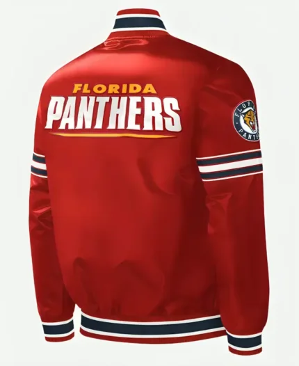 Florida Panthers Full-Snap Jacket Back