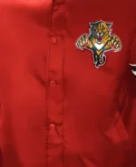 Florida Panthers Full-Snap Jacket Detailing