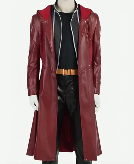 Fullmetal Alchemist Edward Elric Leather Coat Front